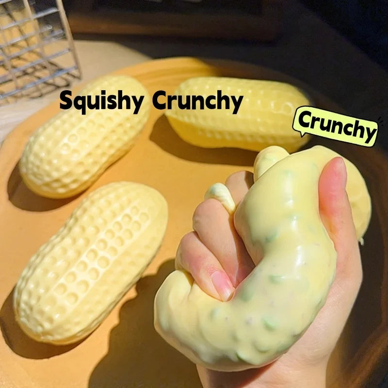 Peanut Squishy Stress Ball Fidget Toy