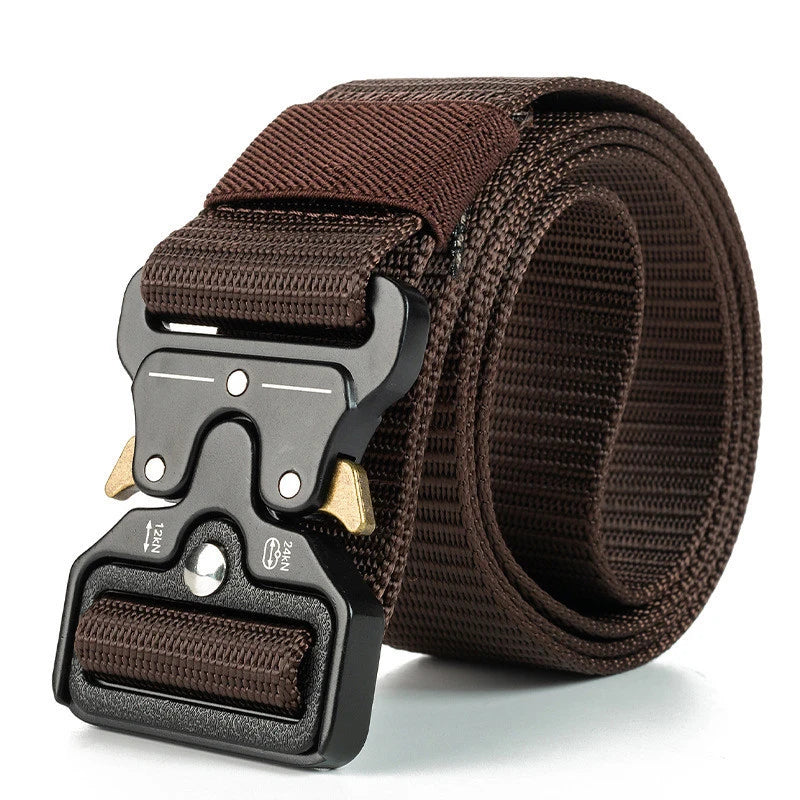 Tactical Waist Belt with Automatic Buckle