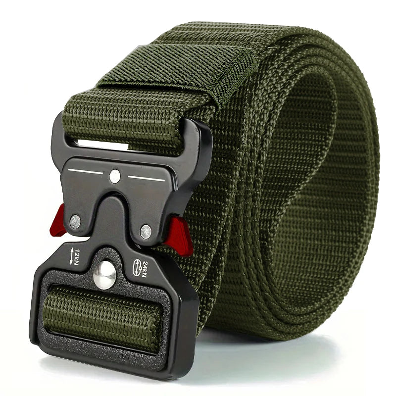 Tactical Waist Belt with Automatic Buckle