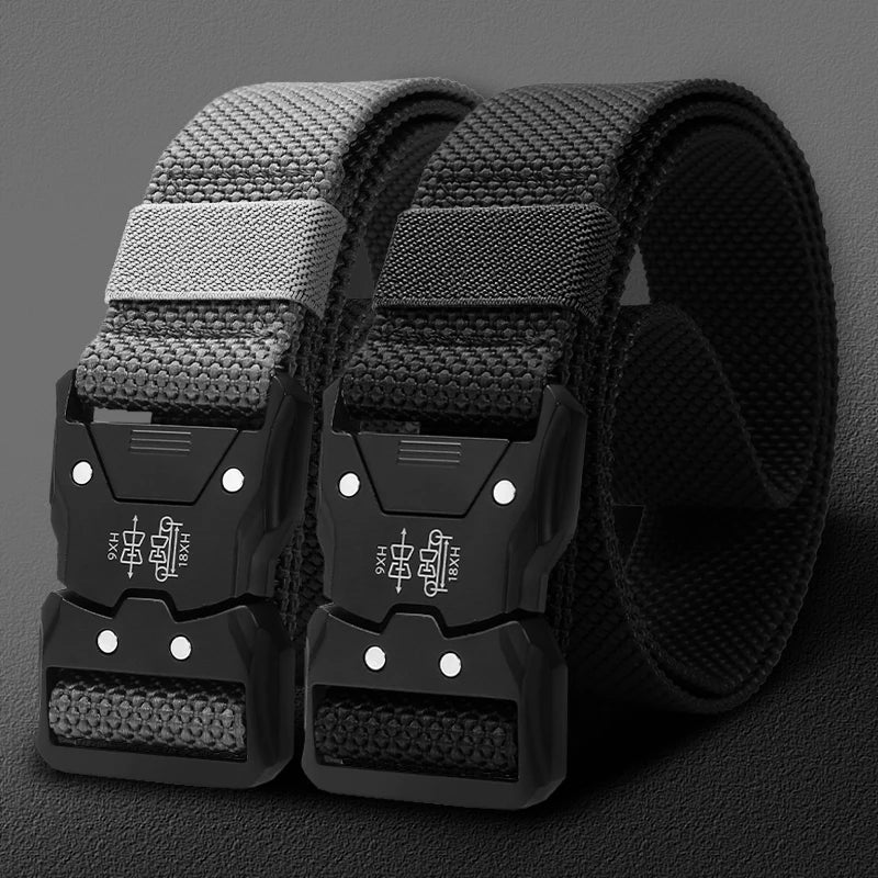 Tactical Waist Belt with Automatic Buckle