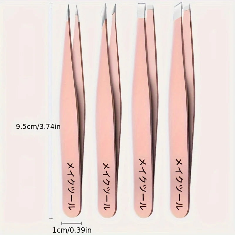 Professional Eyebrow Tweezers Set