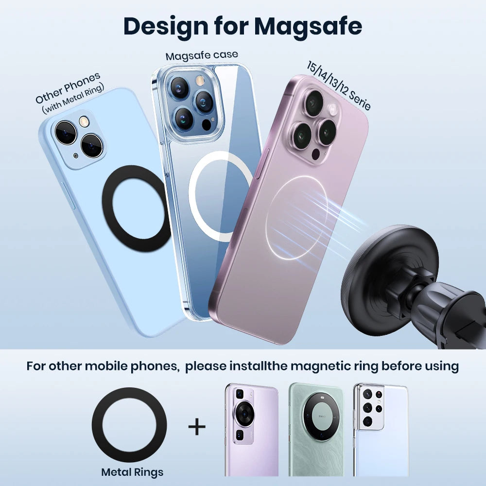 Magnetic Car Phone Mount - Air Vent
