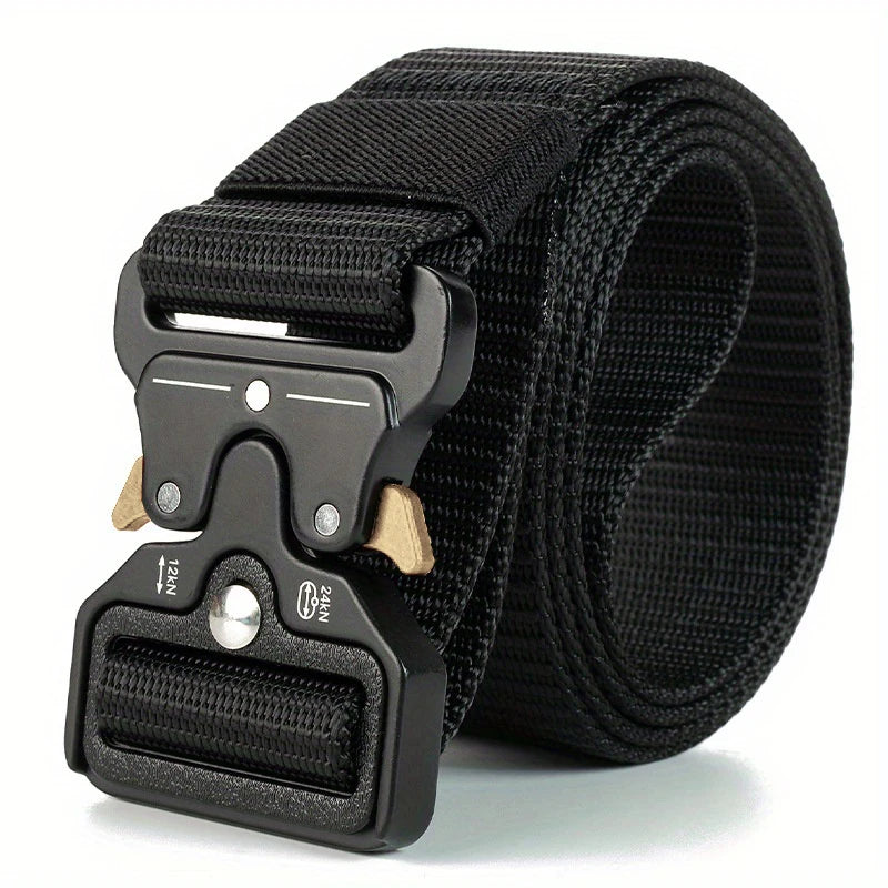Tactical Waist Belt with Automatic Buckle