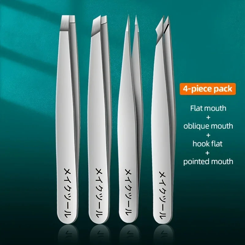 Professional Eyebrow Tweezers Set