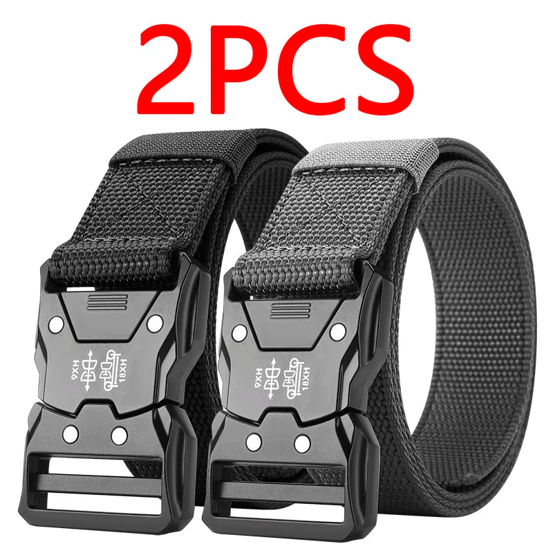 Tactical Waist Belt with Automatic Buckle