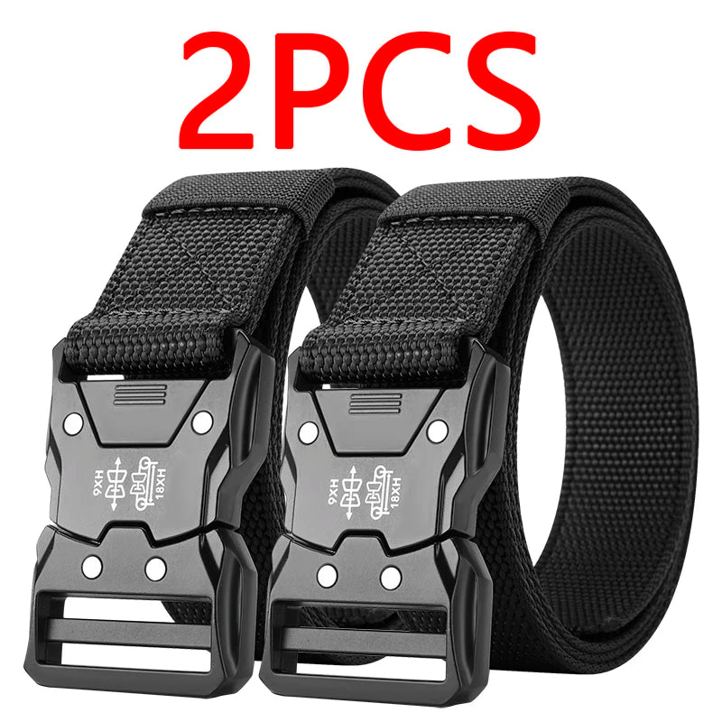 Tactical Waist Belt with Automatic Buckle