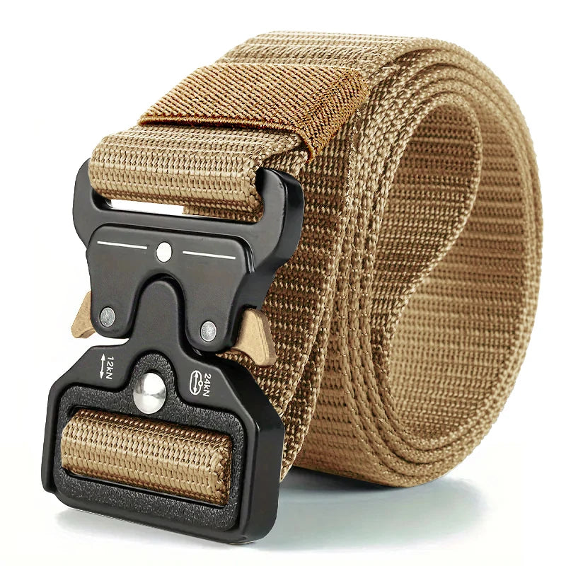Tactical Waist Belt with Automatic Buckle