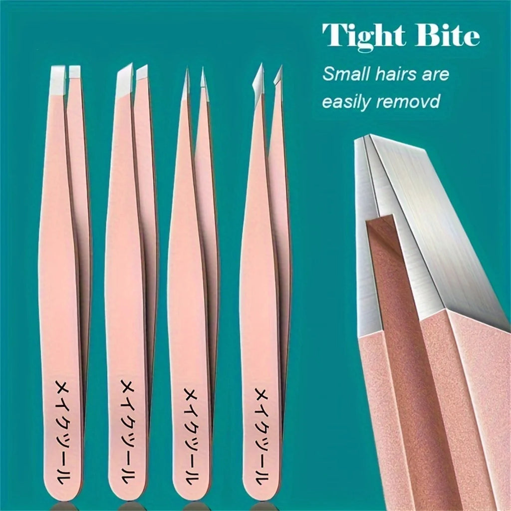 Professional Eyebrow Tweezers Set