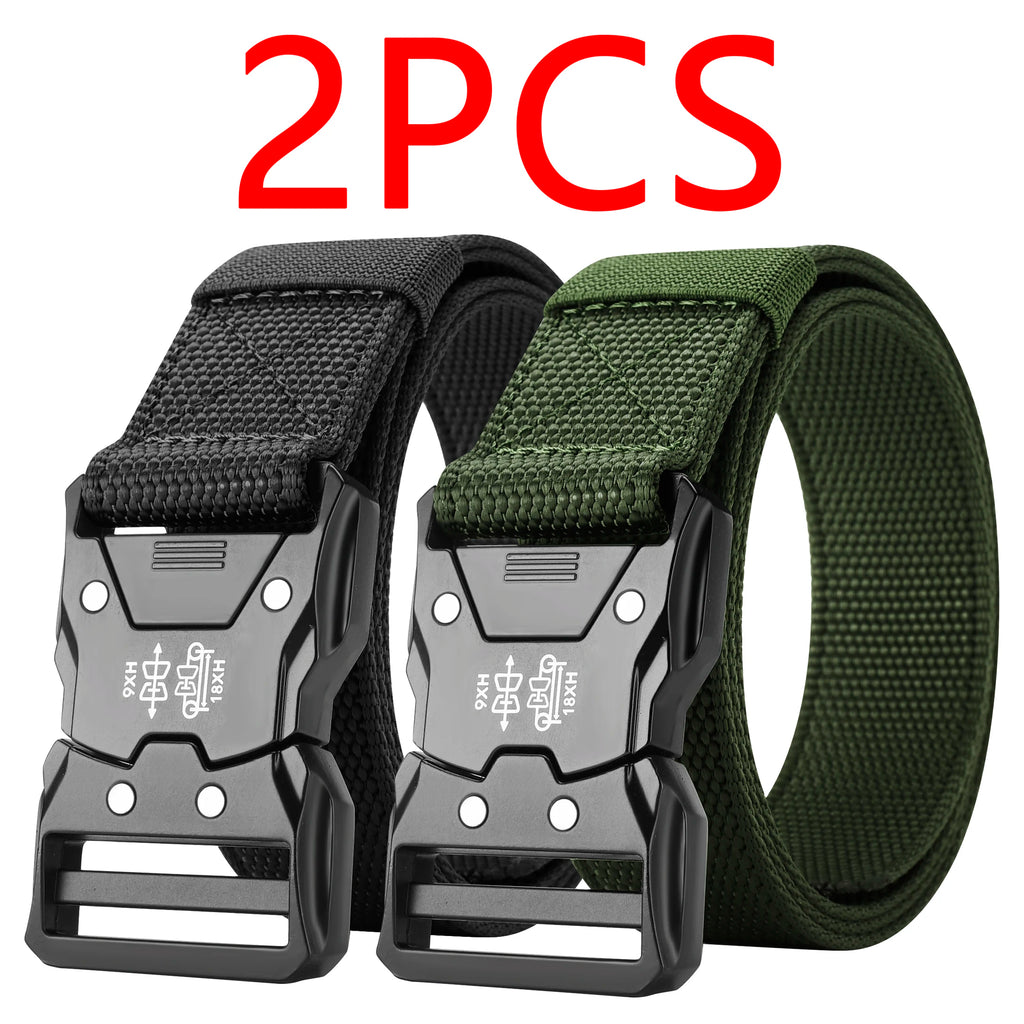 Tactical Waist Belt with Automatic Buckle