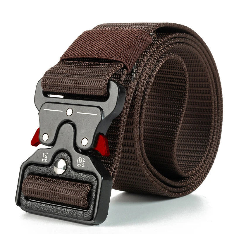 Tactical Waist Belt with Automatic Buckle